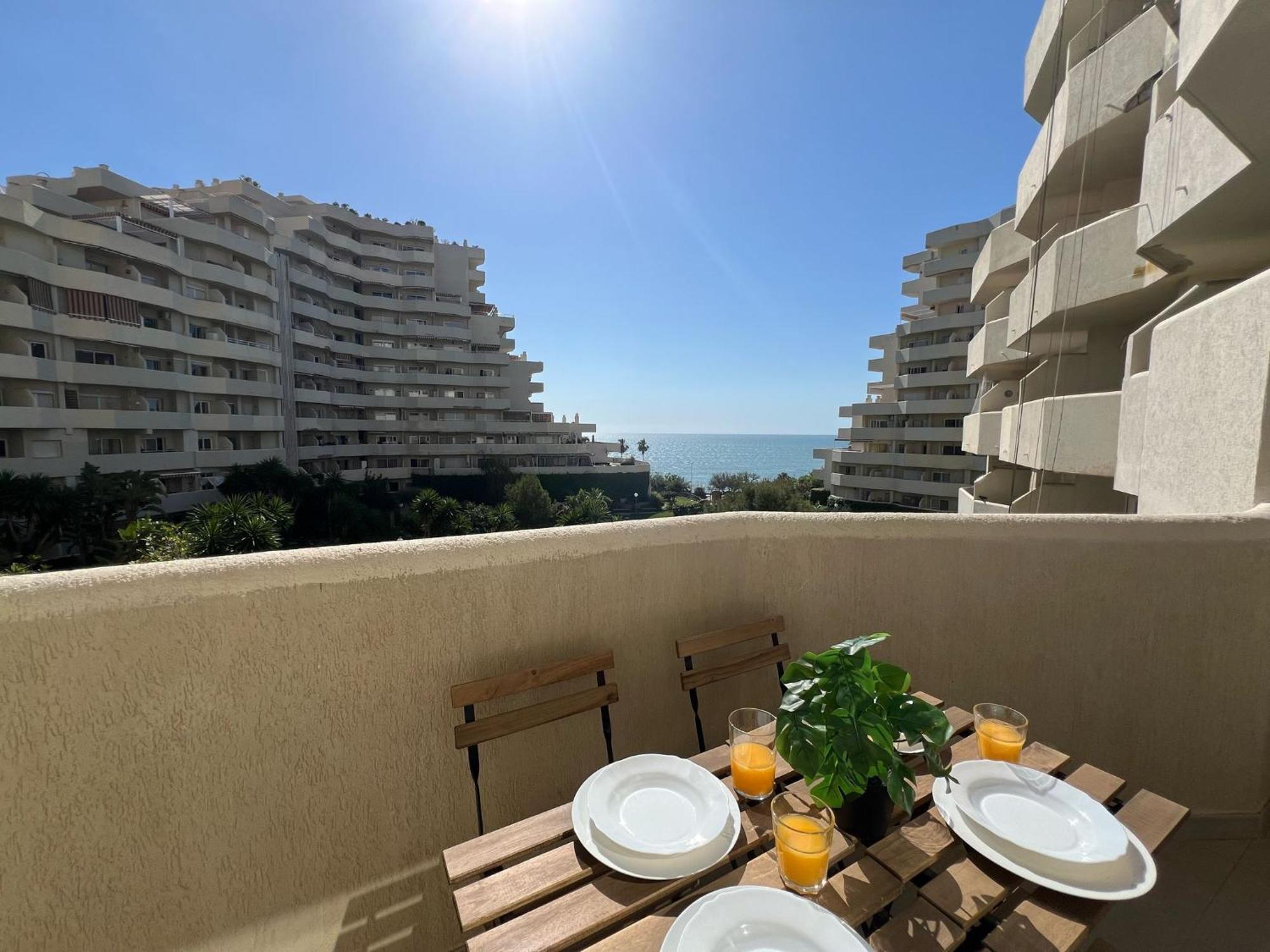 Benalbeach With Sea & Garden View